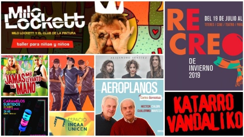 Gran agenda para este fin de semana
